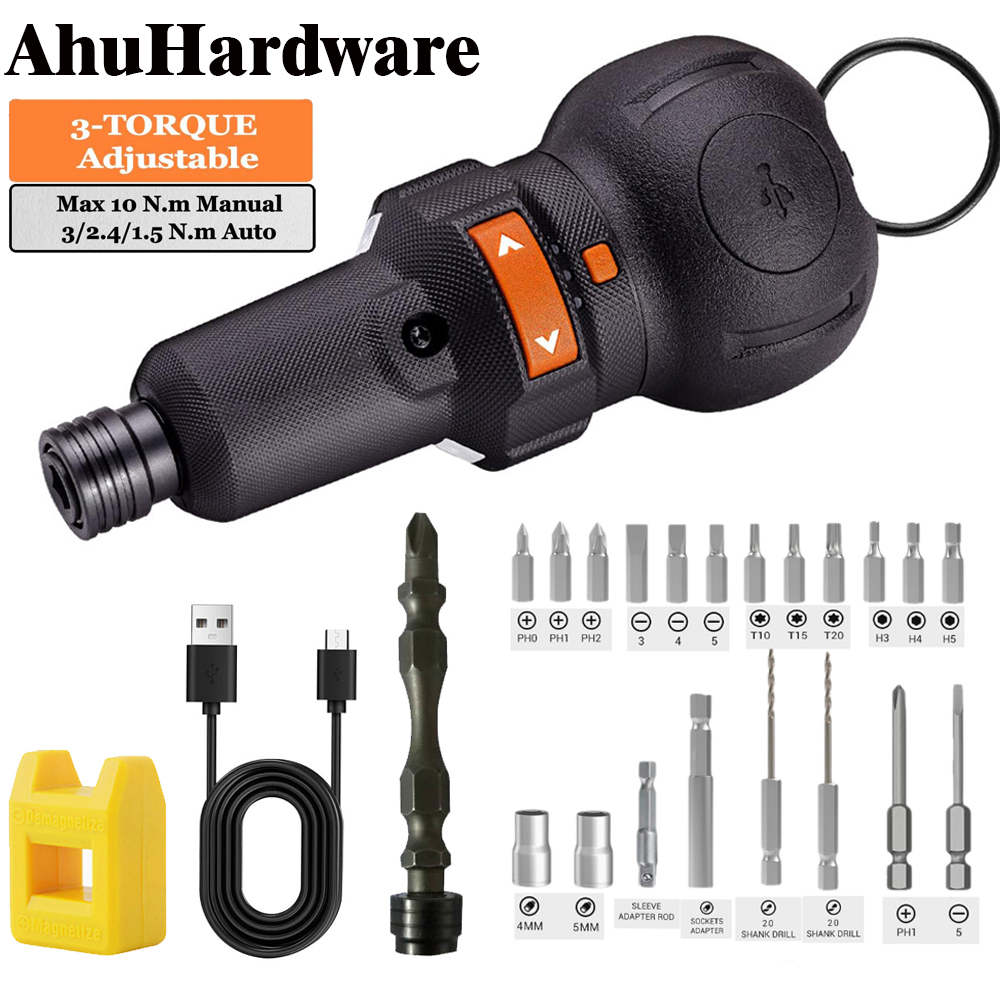 Electric Screwdriver Rechargeable Usb - Akülü Elektrikli Tornavida Şarj Edilebilir 800