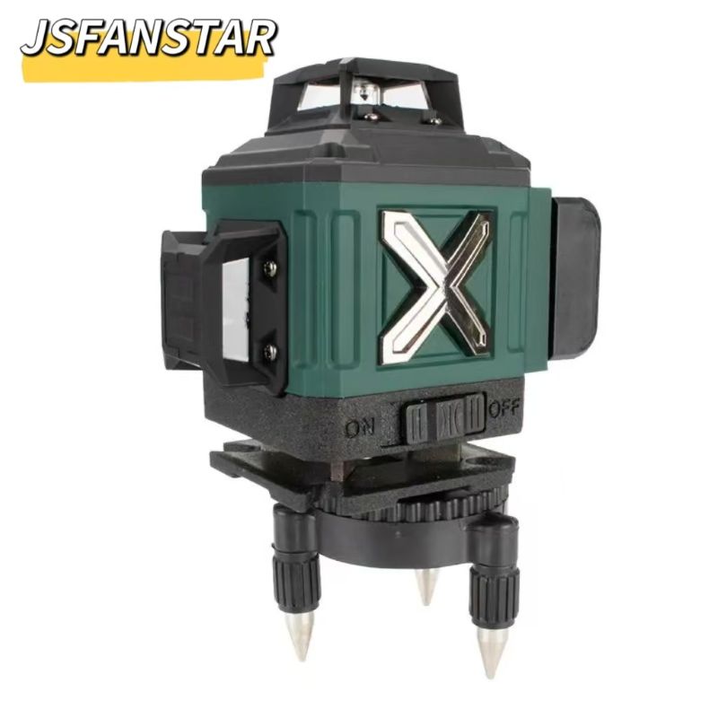 Laser Level 16 Lines 4D Green - ATV4in1 Pil Güçlü Ayarlanabilir Otomatik Dönen