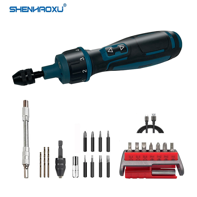 Electric Screwdriver Rechargeable Usb - Şarj edilebilir Akülü Elektrikli Tornavida Mini