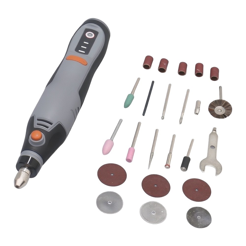 80W Güçlü, Kablosuz Döner Alet - Cordless Rotary Tool Kit Accessories incelemesi ve fiyatı