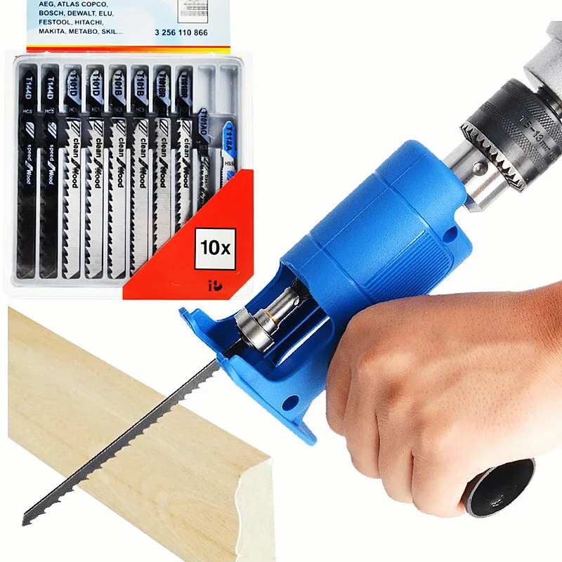 Taşınabilir pistonlu testere a - Reciprocating Saw Attachment Drill incelemesi ve fiyatı