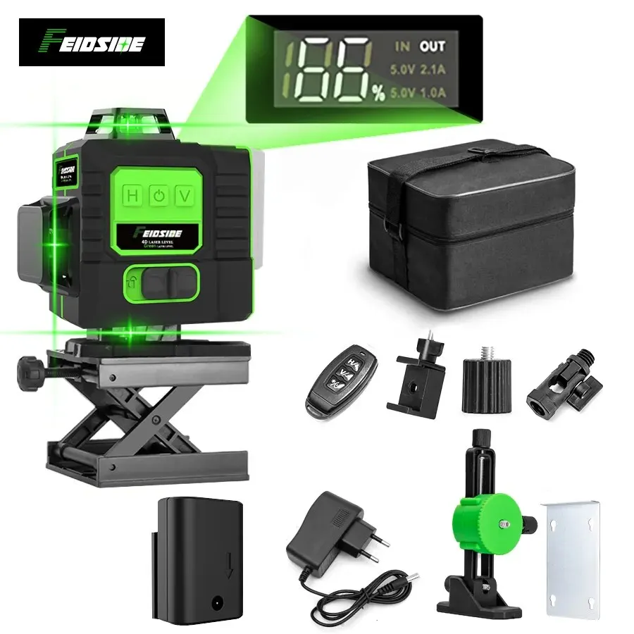 FEIDSIDE 16/12 satır 4D/3D laz - Laser Level 16 Lines 4D Green incelemesi ve fiyatı
