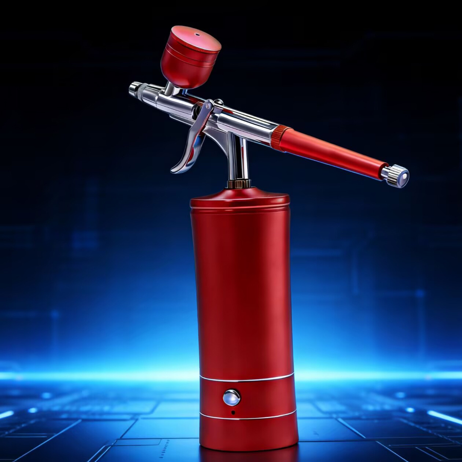 Taşınabilir, Şarj Edilebilir,  - Airbrush Kit With Mini Compressor incelemesi ve fiyatı