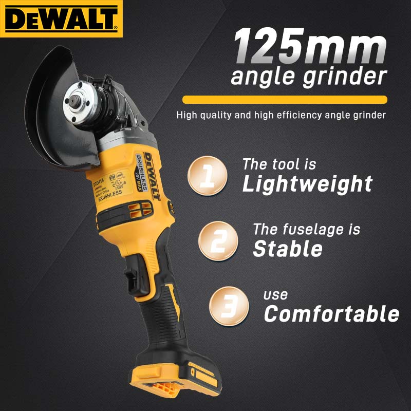DEWALT DCG414 20V MAX Fırçasız - Brushless Angle Grinder Battery Powered incelemesi ve fiyatı