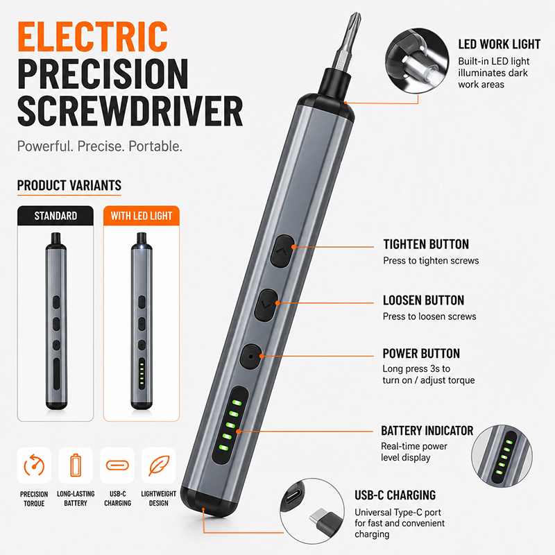 68'i 1 Arada Hassas Elektrikli - Electric Screwdriver Rechargeable Usb incelemesi ve fiyatı