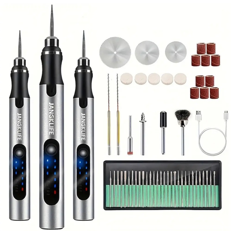 Elektrikli Gravür Kalem USB Ak - Cordless Rotary Tool Kit Accessories incelemesi ve fiyatı