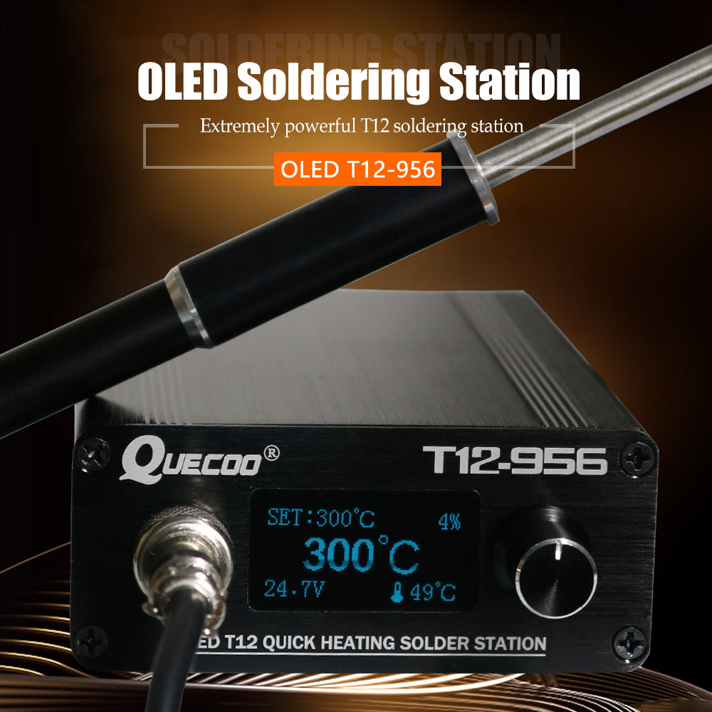 QUECOO T12-956 Lehimleme Dijit - Digital Soldering Station T12 incelemesi ve fiyatı