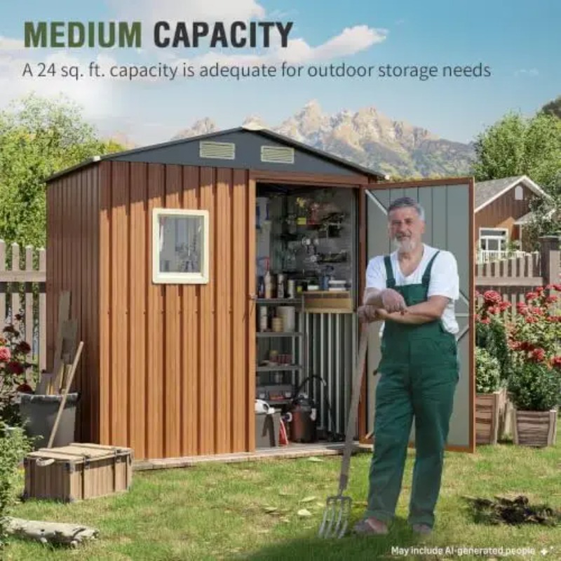 6x4 Ft Açık Hava Depolama Kulü - Garden Tools incelemesi ve fiyatı