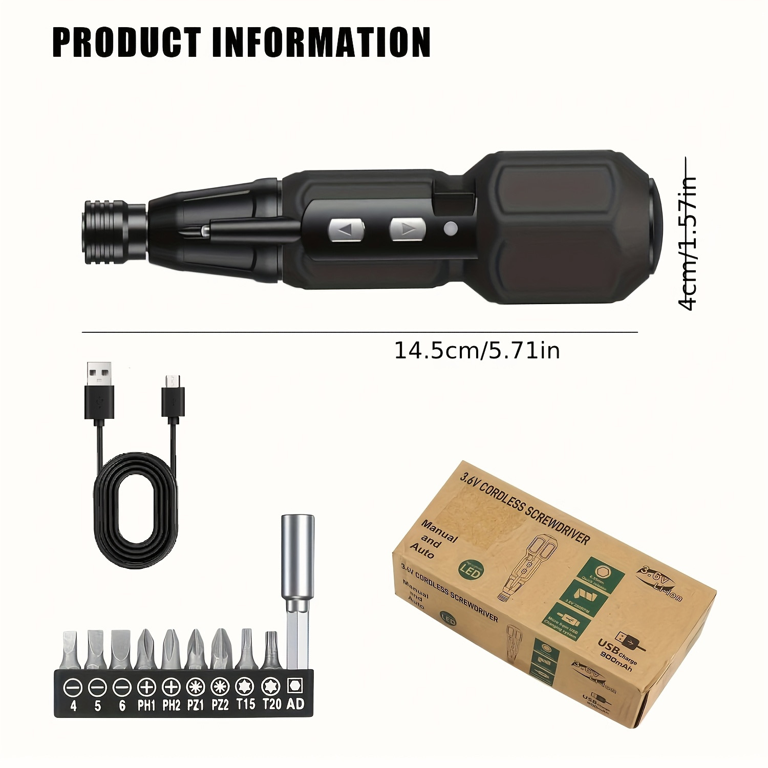 Elektrikli Tornavida Şarj Edil - Electric Screwdriver Rechargeable Usb incelemesi ve fiyatı